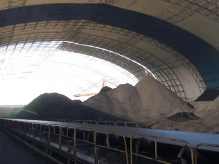 兴平煤棚料仓网架